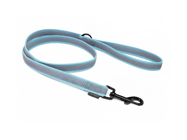 Rubbered_leash_20mm_black_snap_hook_with_HG_light_blue_small_web