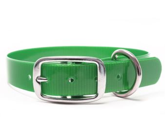 Biothane_collar_deluxe_green_gold_small_web