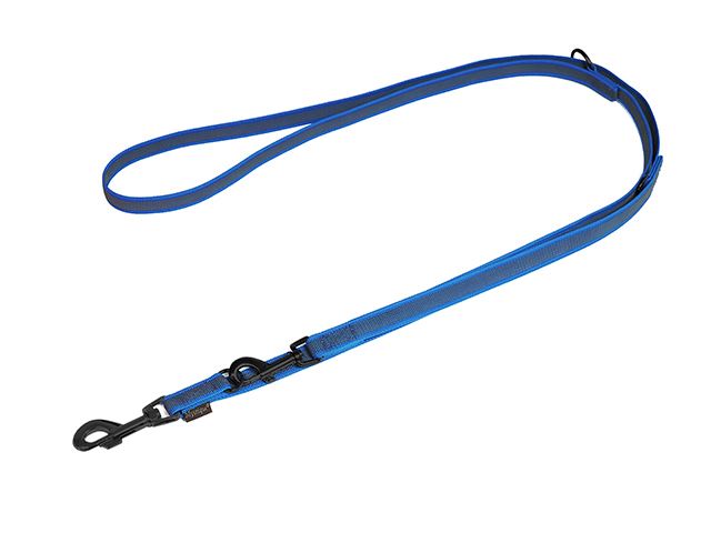 Rubbered_adjustable_leash_20mm_black_snap_hook_blue_small_web